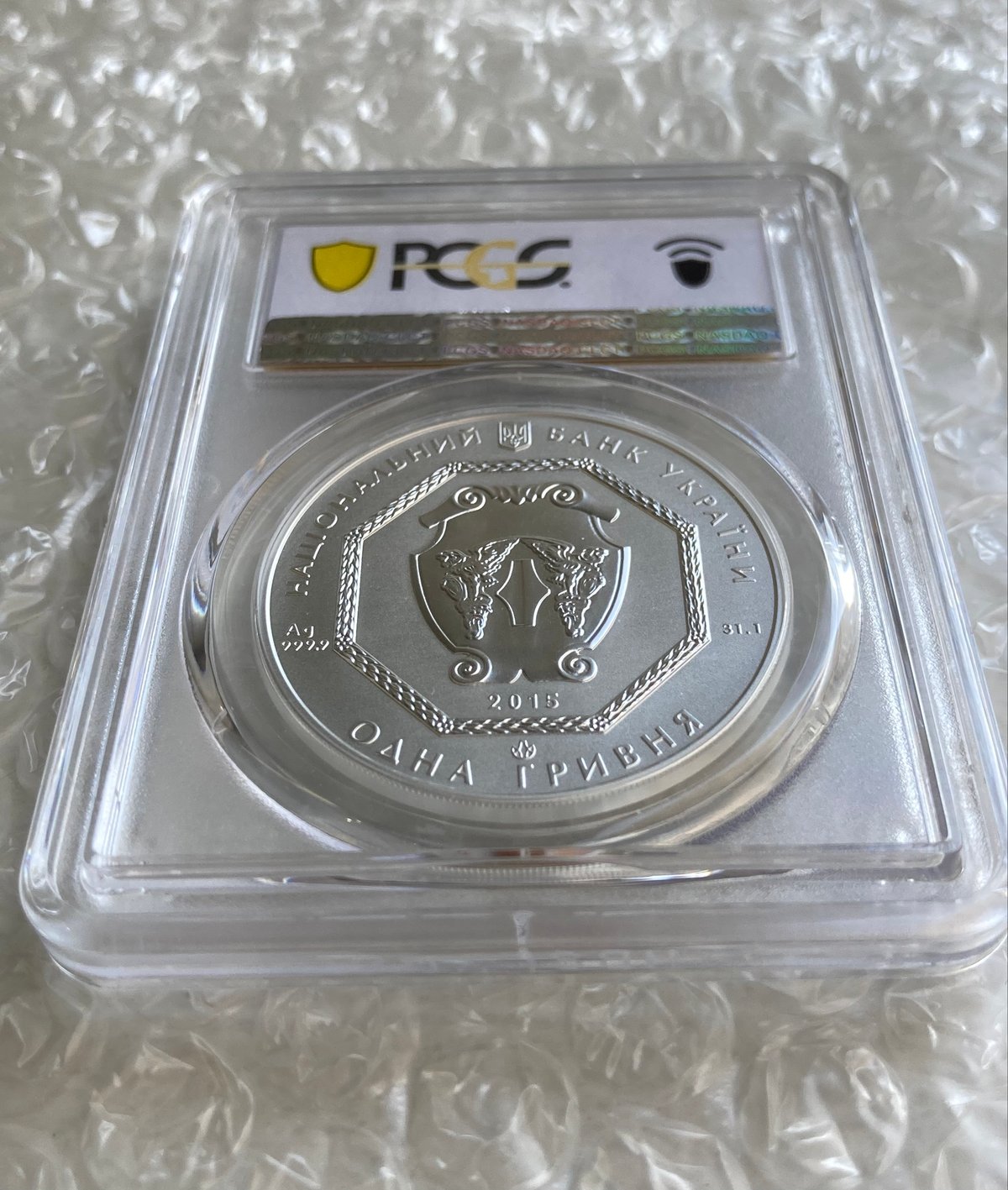 2017年 (新品) ウクライナ　大天使 ミカエル純銀 1オンス プルーフ 銀貨 2017年 (新品) ウクライナ「大天使 ミカエル」純銀 1オンス