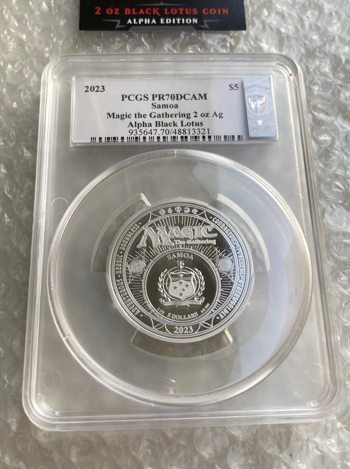 2oz・アルファ版】 MTG公式 ブラックロータス マジックザギャザリング