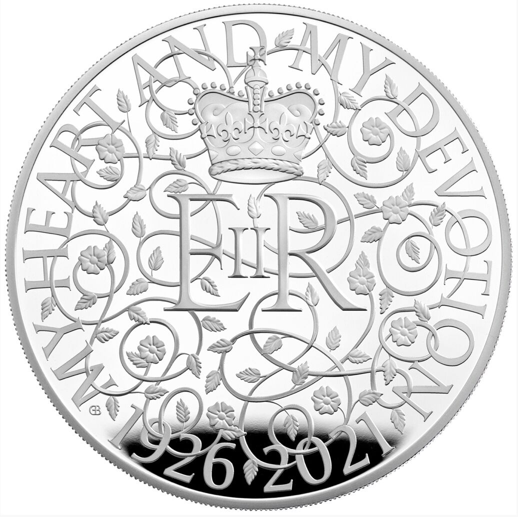 5オンス銀貨 2021年 イギリス エリザベス女王 クイーン 生誕95周年記念