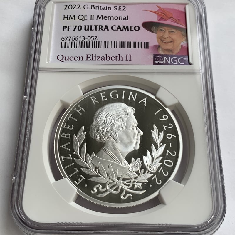 NGC鑑定PF70 2022年 ロイヤルミント エリザベス2世女王陛下 追悼記念