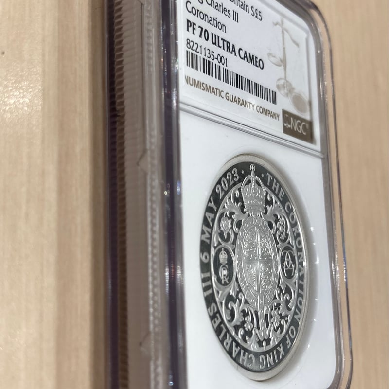 2023 イギリス チャールズ3世 戴冠記念 £2 銀貨 NGC PF70UC 2023 イギリス チャールズ3世 戴冠記念 £2 銀貨 NGC PF70UC 2023