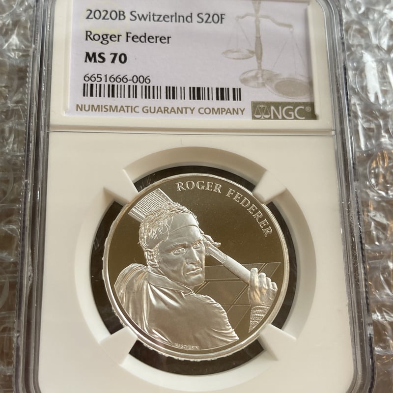 [お値引き可] ロジャー フェデラー　記念銀貨　コイン