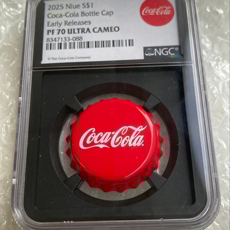 2025年 ニウエ国 コカコーラ ボトルキャップ型 プルーフ仕上げ