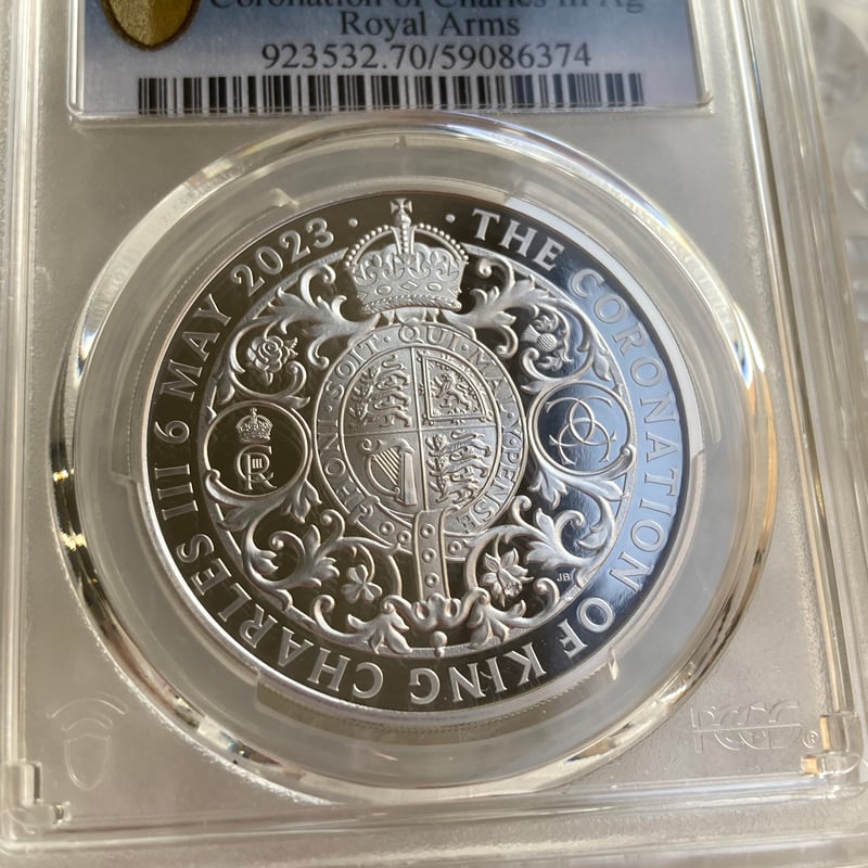 PCGS鑑定PR70】 2023年 チャールズ3世 戴冠式記念 クラウン 王冠 1