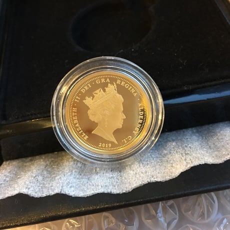 ウナとライオン 2019 オルダニー島 24k 1ソブリン金貨 ゴールドコイン Alderney Una Lion sovereign gold coin