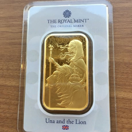 【ゴールドバー】2021 ロイヤルミント ウナとライオン 1オンス 金の延べ板  英国 イギリス Royal Mint Una Lion