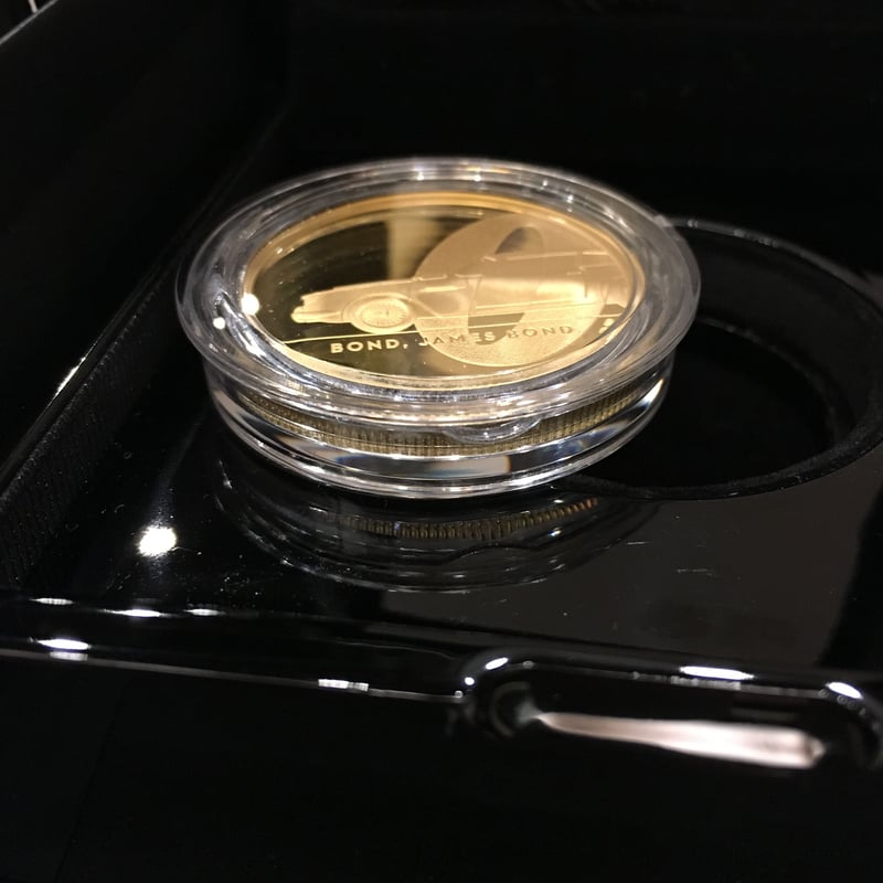 第1貨・1オンス】 007 ジェームズ・ボンド 100ポンド金貨 プルーフ