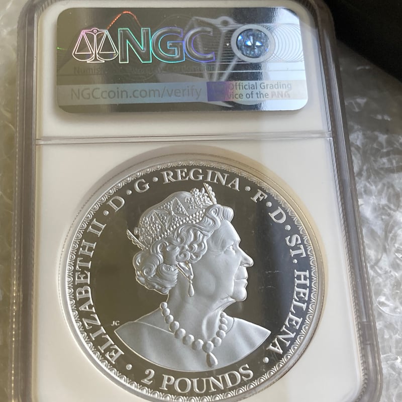 NGC鑑定PF70UC+FDI】 2オンス銀貨 ウナとライオン マスターピース版