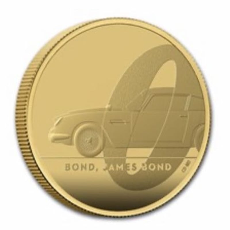 第1貨・1オンス】 007 ジェームズ・ボンド 100ポンド金貨 プルーフ