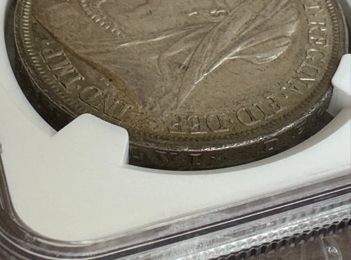 NGC鑑定MS62 クラウン銀貨 ヴィクトリア女王 1893年 ヴェール NGC鑑定MS62 クラウン銀貨 ヴィクトリア女王 1893年 ヴェール