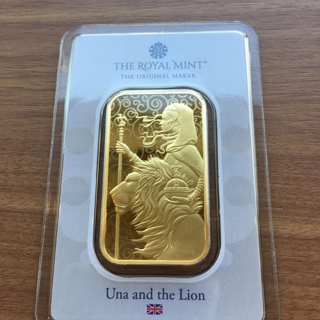 【ゴールドバー】2021 ロイヤルミント ウナとライオン 1オンス 金の延べ板  英国 イギリス Royal Mint Una Lion