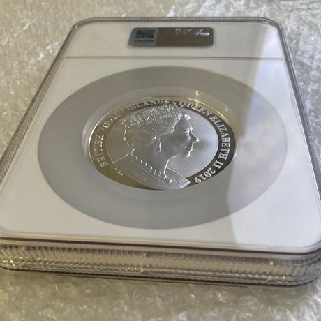 【NGC鑑定PF68】 5オンス ウナとライオン 2019 イギリス領 ヴァージン諸島 5ドル銀貨 5oz シルバーコイン 英国 BVI Una Lion