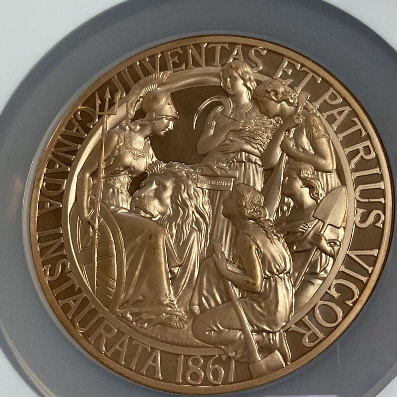 NGC鑑定品】カナダのウナとライオン 10オンス 銅メダル ブロンズ