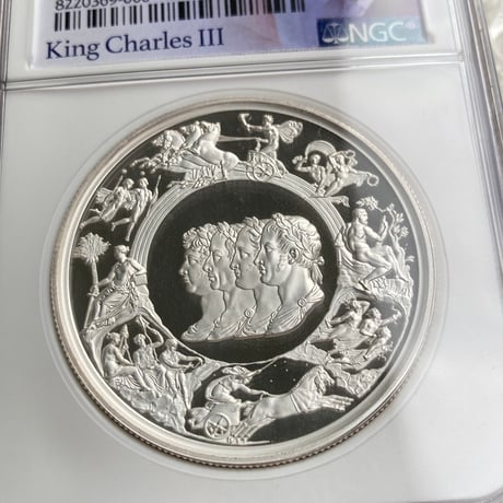 NGC鑑定PF69+FR ロイヤルミント ピストルッチ 2024年 ワーテルロー・メダル 連合国代表 2オンス銀貨 シルバープルーフコイン