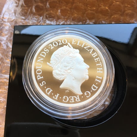 【第1貨・2オンス銀貨】007 ジェームズ・ボンド 5ポンド銀貨 プルーフコイン 2020年 英国ロイヤルミント シルバー James Bond Proof Coin Royal Mint