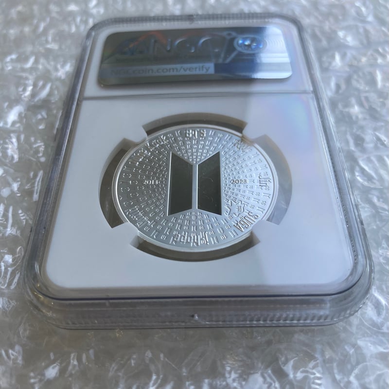BTSデビュー10周年記念 防弾少年団 2023年 韓国造幣局 銀メダル