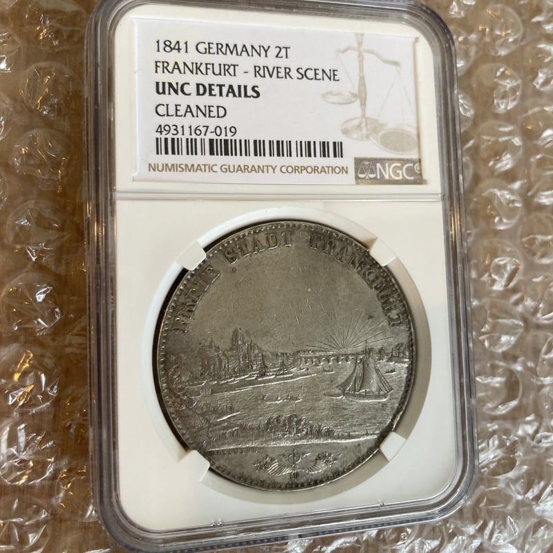 1779 フランス JETON 銀メダル NGC AU DETAILS 都市景観 1779 フランス JETON 銀メダル NGC AU DETAILS 都市景観