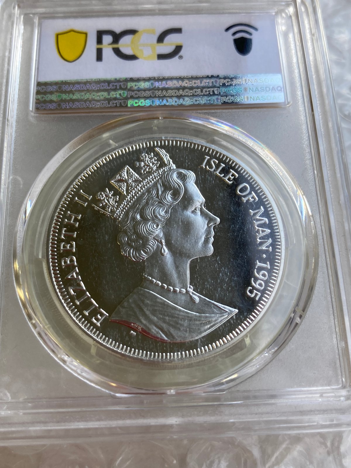 イギリス領マン島 猫 キャット銀貨 1995年 猫種 PCGS鑑定PR64 シルバー