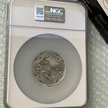 5オンス銀貨 ヴァンクリーフ＆アーペル フランス造幣局 NGC鑑定PF68 シルバープルーフコイン ※ディオールやブシュロンと同シリーズ Van Cleef & Arpels