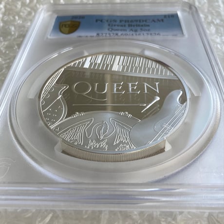 【PCGS鑑定PR69・世界20枚】QUEEN 5oz ミュージック レジェンド クイーン 5オンス銀貨 シルバープルーフコイン 英国 イギリス ロイヤルミント