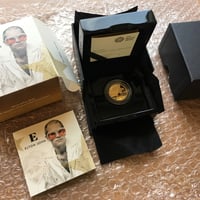 【金7.8g】2020年 ロイヤルミント 伝説のミュージシャンシリーズ エルトン・ジョン 1/4オンス 25ポンド金貨 プルーフコイン 箱ケースあり ELTON JOHN