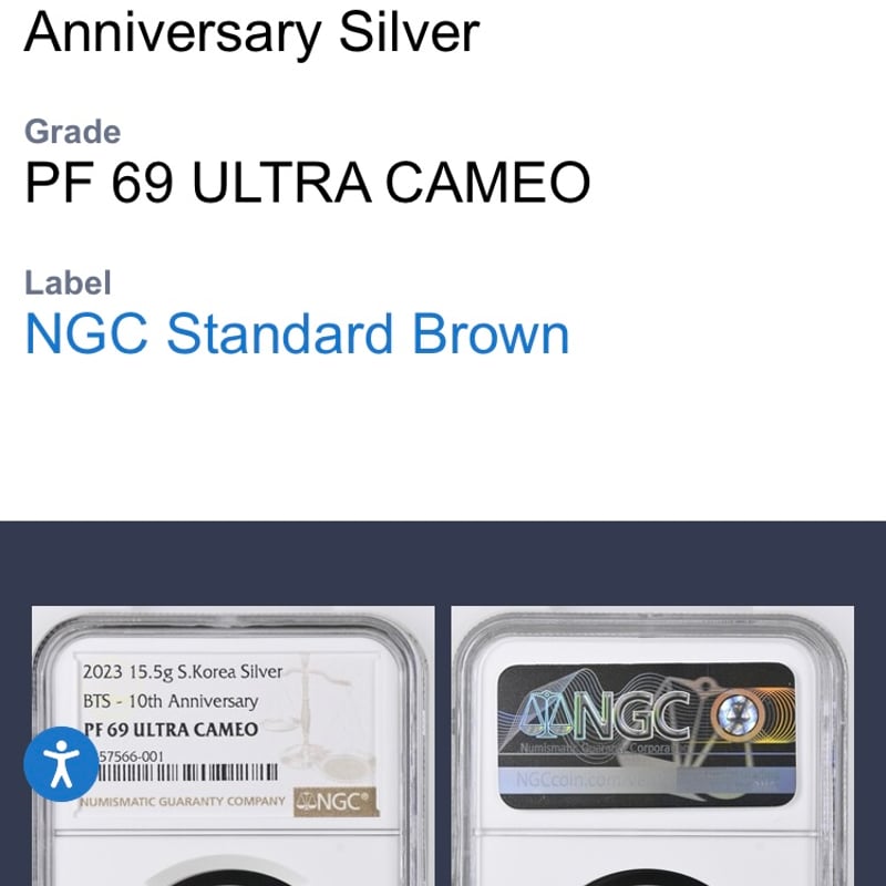 BTS 10周年記念 メダル シルバー silver 正規品 デビュー10周年のBTS 初の公式記念メダルが登場 1月5日(木)より