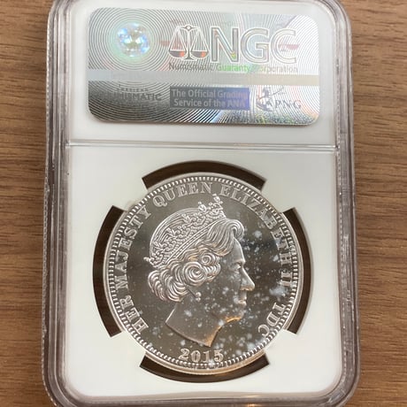 NGC鑑定PF70 スリーグレイセス 2015年 トリスタン・ダ・クーニャ島 5ポンド銀貨 シルバープルーフコイン Three Graces TRISTAN DA CUNHA