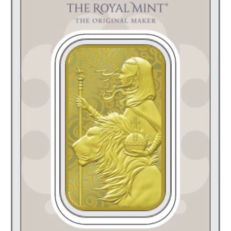 【ゴールドバー】2021 ロイヤルミント ウナとライオン 1オンス 金の延べ板  英国 イギリス Royal Mint Una Lion