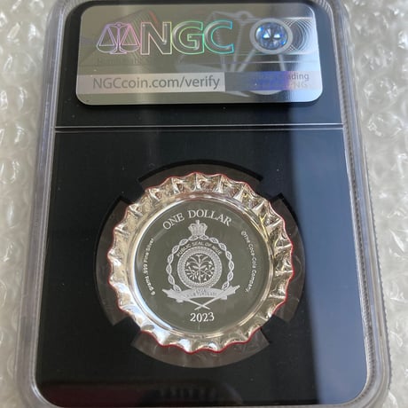 NGC鑑定PF70+FDI 発行即日鑑定 ファーストデー ニウエ国 1ドル コカコーラ ボトルキャップ 銀貨 シルバープルーフコイン Niue Coca-Cola コーラ