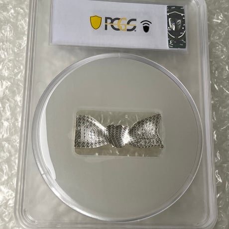 最高鑑定 【PCGS鑑定PR70】Dior公式 フランス造幣局 2021 ディオール 10ユーロ銀貨 リボン型 プルーフコイン
