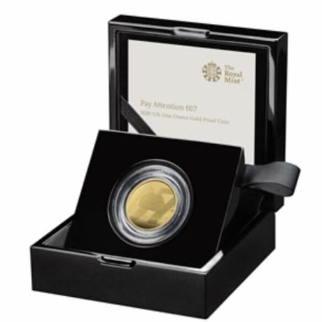 【第2貨・2オンス金貨】NGC69鑑定 007 ジェームズ・ボンド 200ポンド金貨 ゴールド プルーフコイン 英国 ロイヤルミント  james bond pay attention