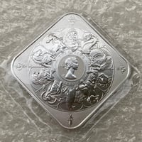 ビルマ　孔雀銀貨 5 mu レア PCGS fit=scale-down,w=1200