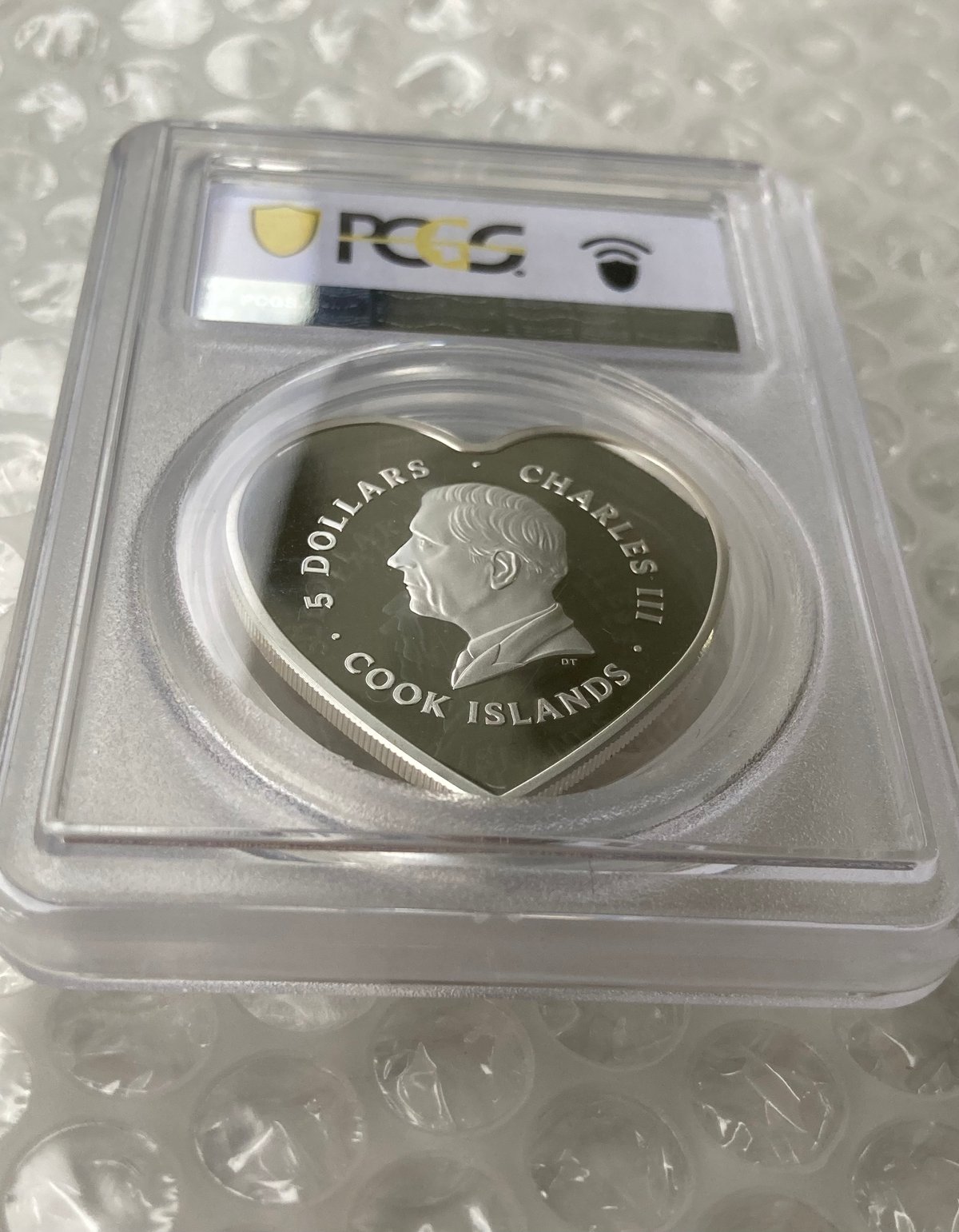PCGS PR70DCAM ハート型コイン クック諸島 2025年 PCGS PR70DCAM ハート型コイン クック諸島 2025年 ブリリアント