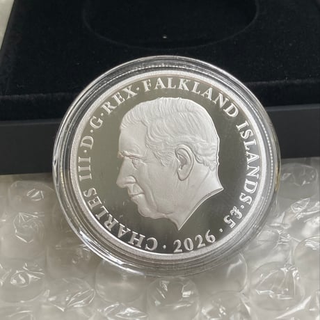 2026年 フォークランド諸島 ウナとライオン 1オンス銀貨 シルバー プルーフコイン イギリス Falkland Wyon's Una & the Lion