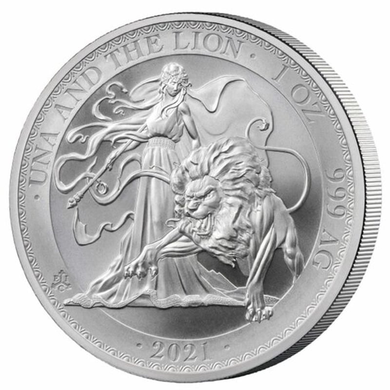 18枚セット】ウナとライオン 2021年 セントヘレナ 1オンス銀貨