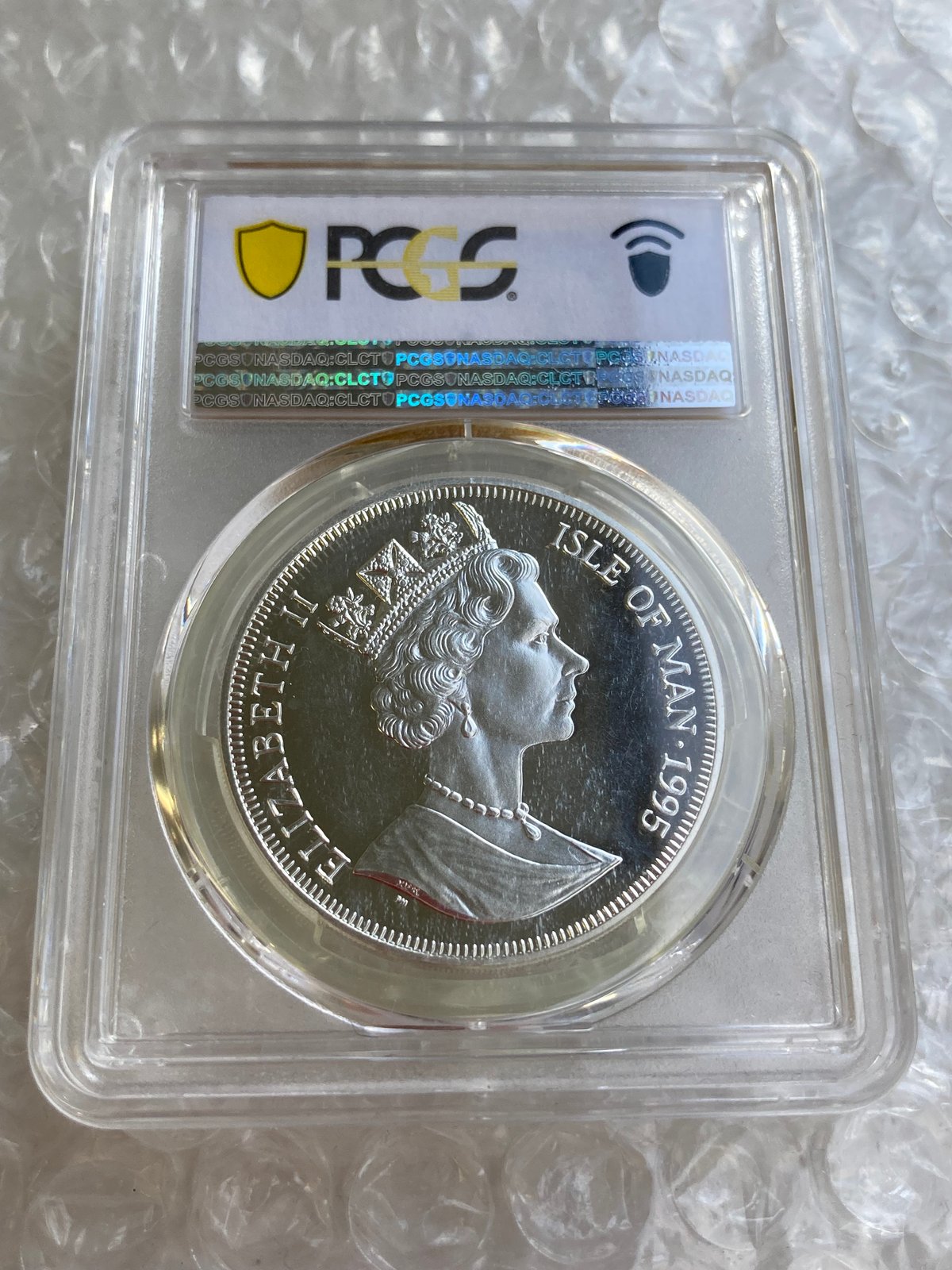 イギリス領マン島 猫 キャット銀貨 1995年 猫種 PCGS鑑定PR64 シルバー