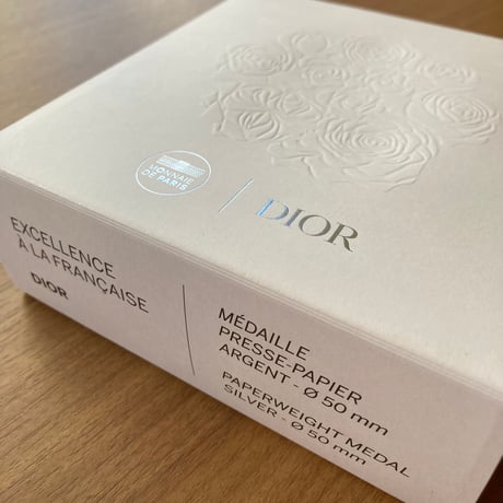 【NGC鑑定MS69】DIOR公式 ディオール シルバーメダル 銀 ミスディオールモチーフ フランスミント 香水 ボトル 瓶　 ※コイン銀貨ではない