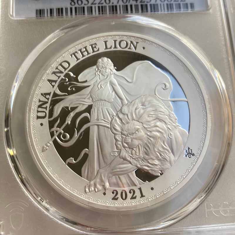 2021年 セントヘレナ 女王の美徳 勝利の女神 ￡100 PCGS MS70 St. Helena 2021 Gold £100 The Queen's Virtues Victory KM-134 PCGS