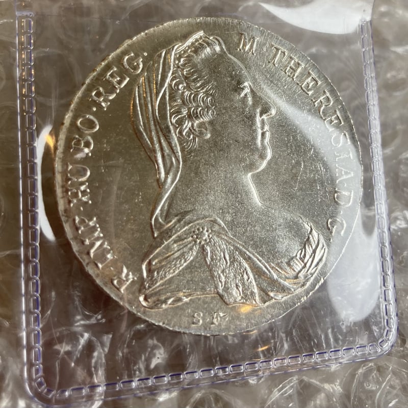 オーストリア マリア・テレジア ターラー銀貨 プルーフ 2枚セット約 