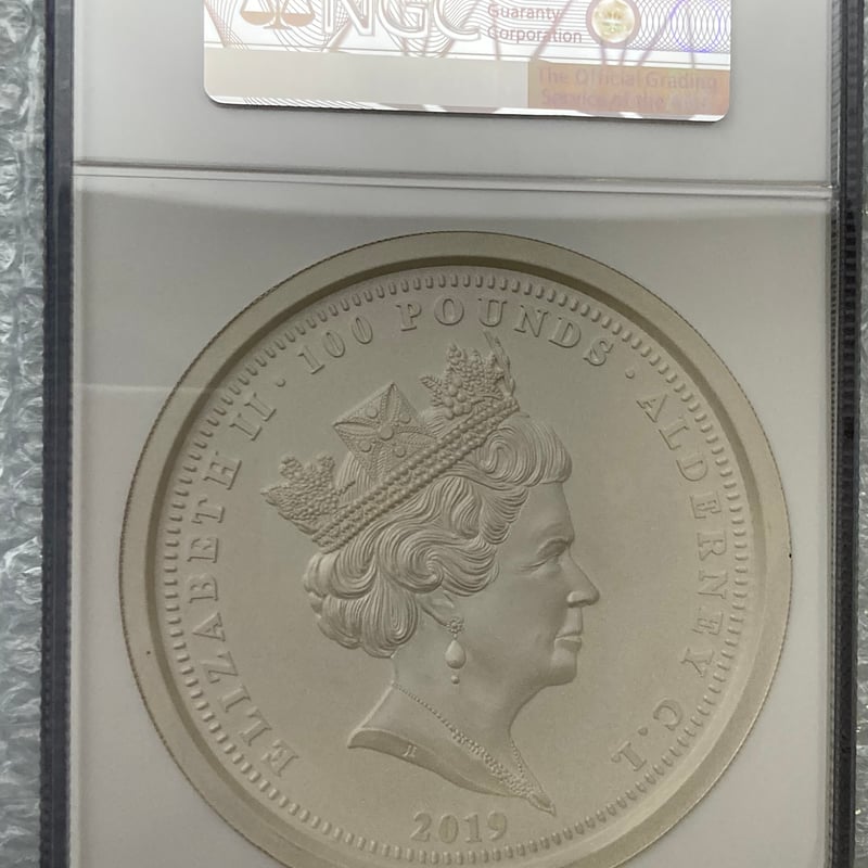 NGC鑑定PF69 1kg ウナとライオン 99枚限定のマット版 2019年