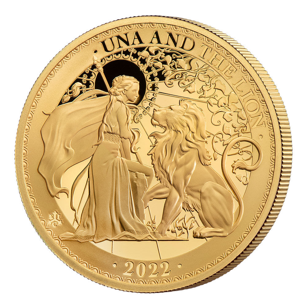 2021   セントヘレナ　ウナとライオン　ゴールドブラックエンパイア　銀貨2021年額面