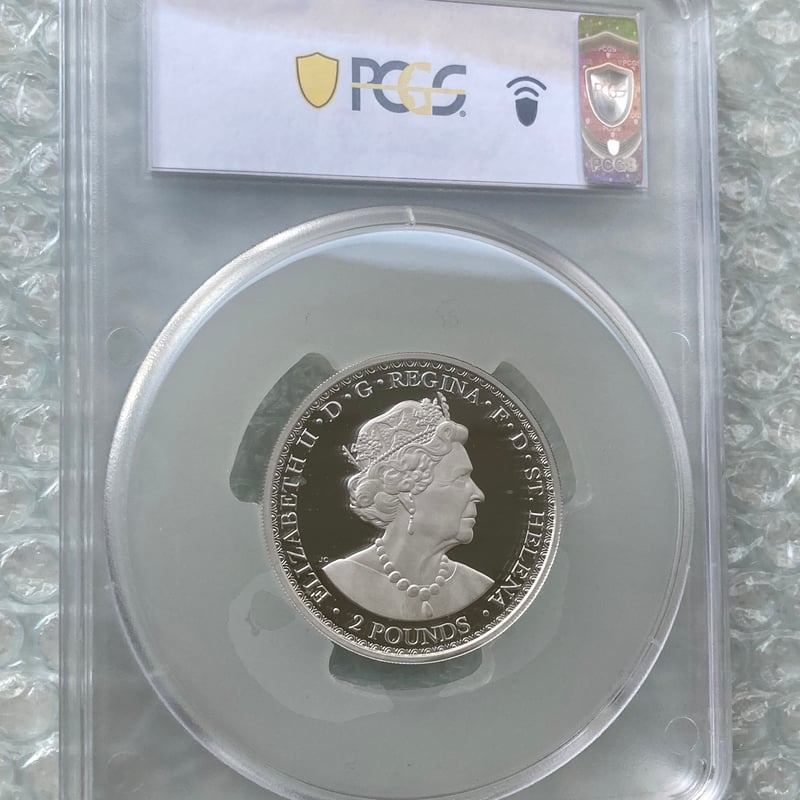 PCGS鑑定PR68 2オンス銀貨 ウナとライオン マスターピース版