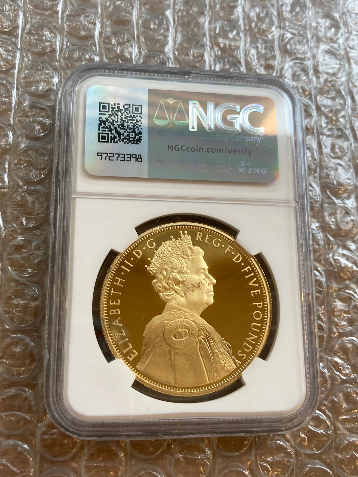 NGC鑑定PF68 ダイヤモンドジュビリー 2012年 エリザベス女王60周年記念 NGC鑑定PF68 ダイヤモンドジュビリー 2012年 エリザベス女王60周年記念