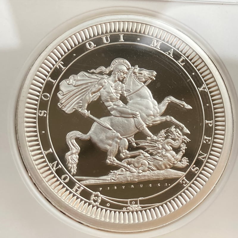 最高鑑定 2024年 イギリス ドラゴン NGC PF70 銀貨 シルバー 龍 【公式