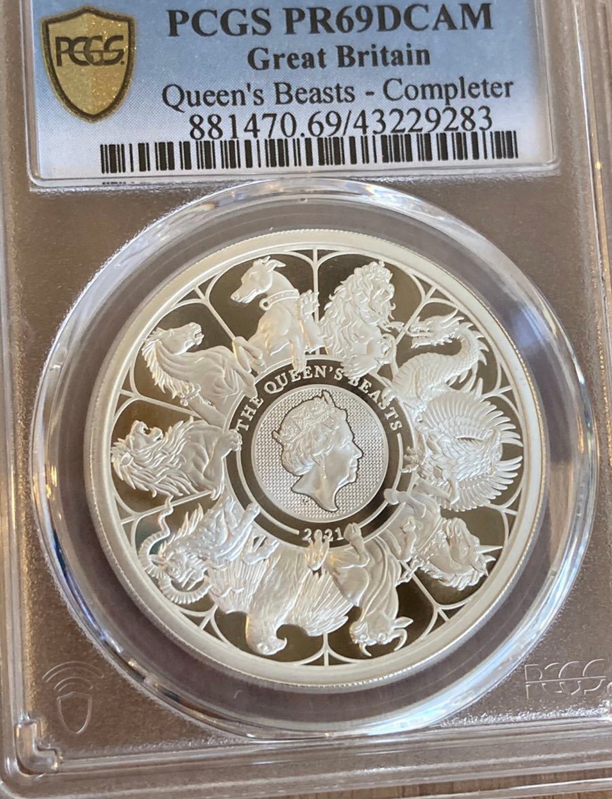 PCGS鑑定 PR69DCAM クイーンズビースト コンプリーター版 ロイヤル