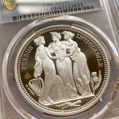 【PCGS PR69DCAM】セントヘレナ版 スリーグレイセス 2021年 1オンス銀貨 シルバー プルーフコイン Three Graces St.Helena 1oz