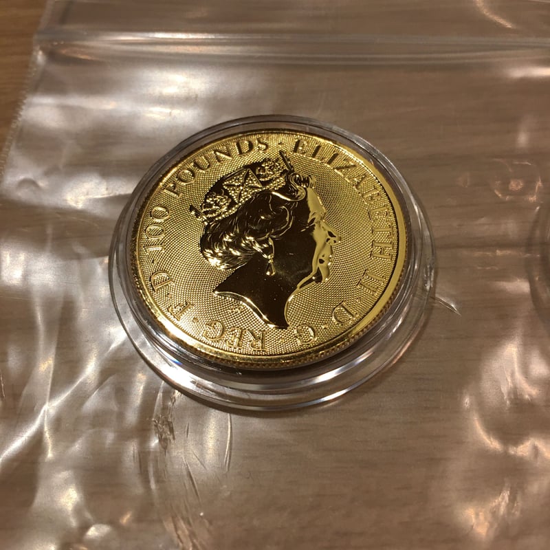 BU版 エルトン・ジョン 1オンス金貨 100ポンド プルーフコイン
