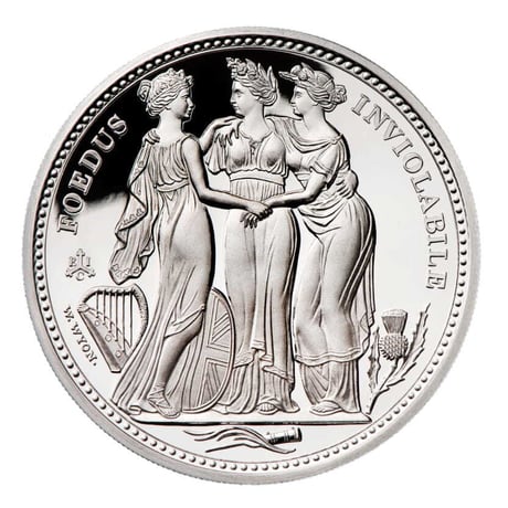 スリーグレイセス セントヘレナ  2021年 マスターピース版 1オンス銀貨 シルバー プルーフコイン Three Graces St.Helena