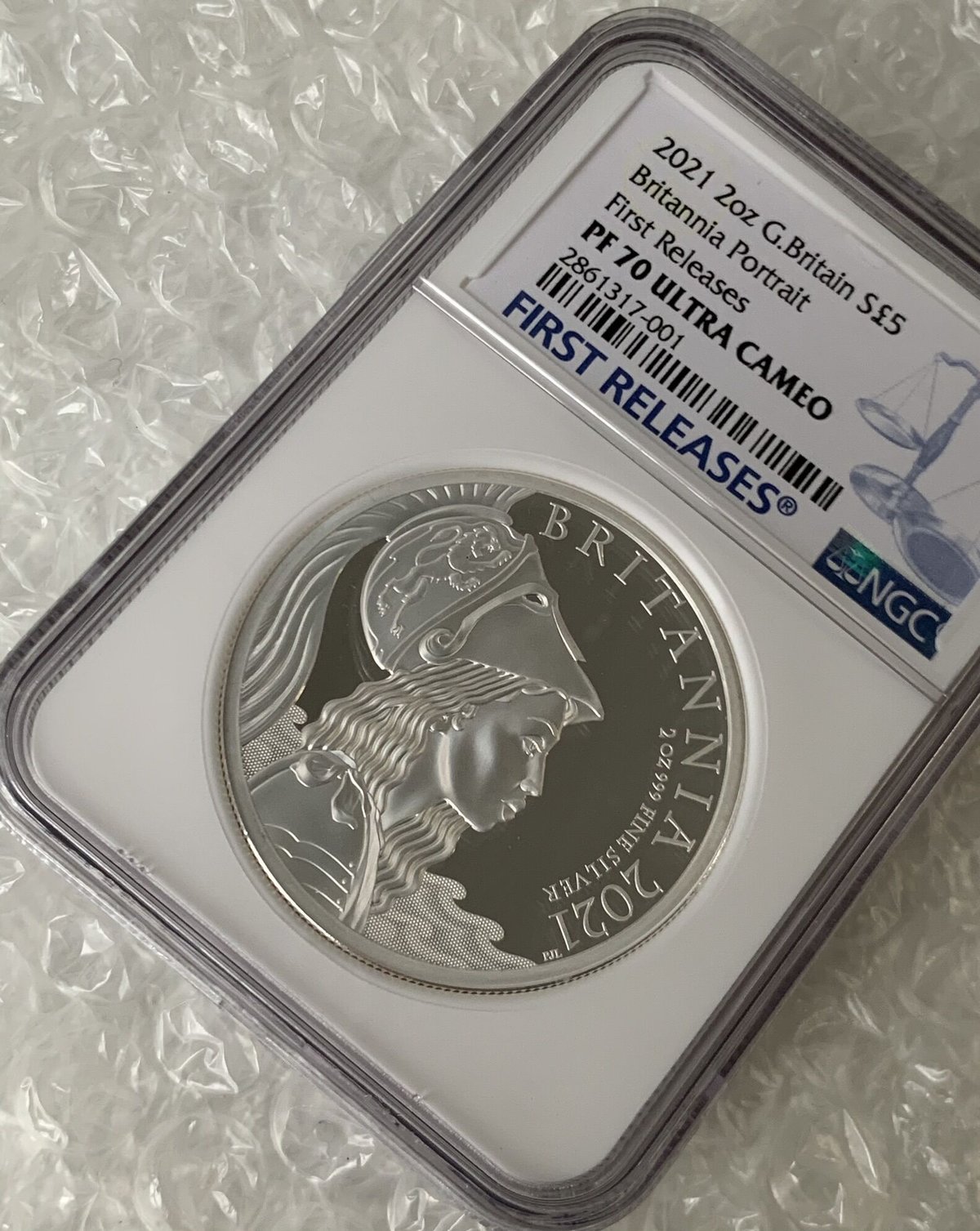 NGC鑑定 PF70UC+FR】2オンス銀貨 ロイヤルミント 2021年 プレミアム