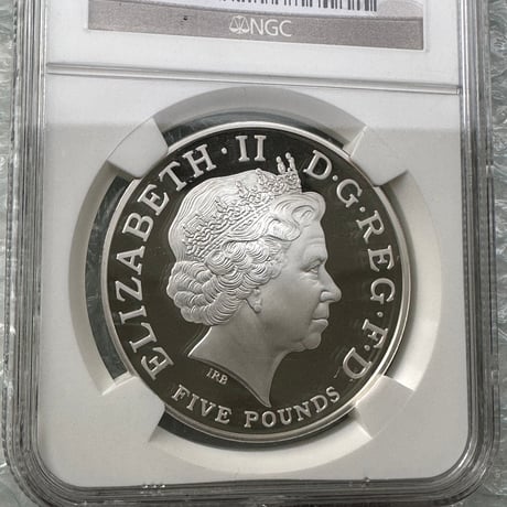 NGC鑑定PF70 2013年 エリザベス女王 戴冠60周年記念 5ポンド銀貨 英国 イギリス ロイヤルミント シルバープルーフコイン QUEEN'S CORONATION